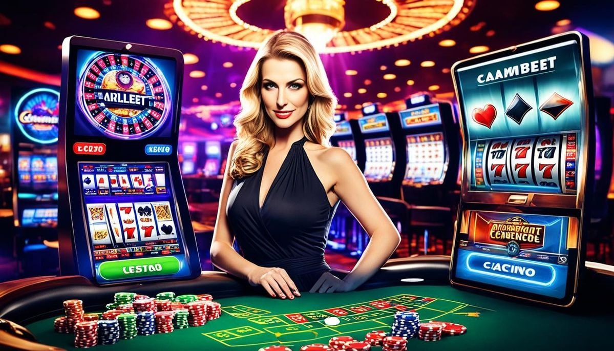 danatoto slot mobile app interface showing live casino and sportsbook sections